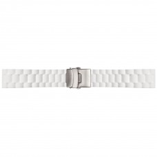 Ремень каучук 20мм/18 M BC510-20 White на клипсе