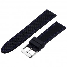 Ремень каучук 22мм/20 M BC129-22 синяя строчка