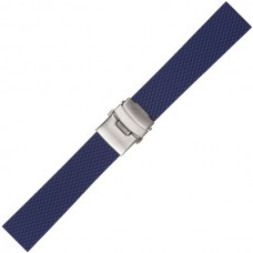 Ремень каучук BC513-20 Blue на клипсе