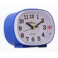 Космос будильник кварцевый 3031 синий муз.
