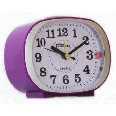 Космос будильник кварцевый 3031 фиолетовый муз.