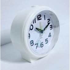 Космос будильник кварцевый 530 белый
