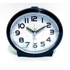Космос будильник кварцевый 530 чёрный