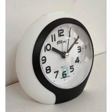 Космос будильник кварцевый 8118 чёрный